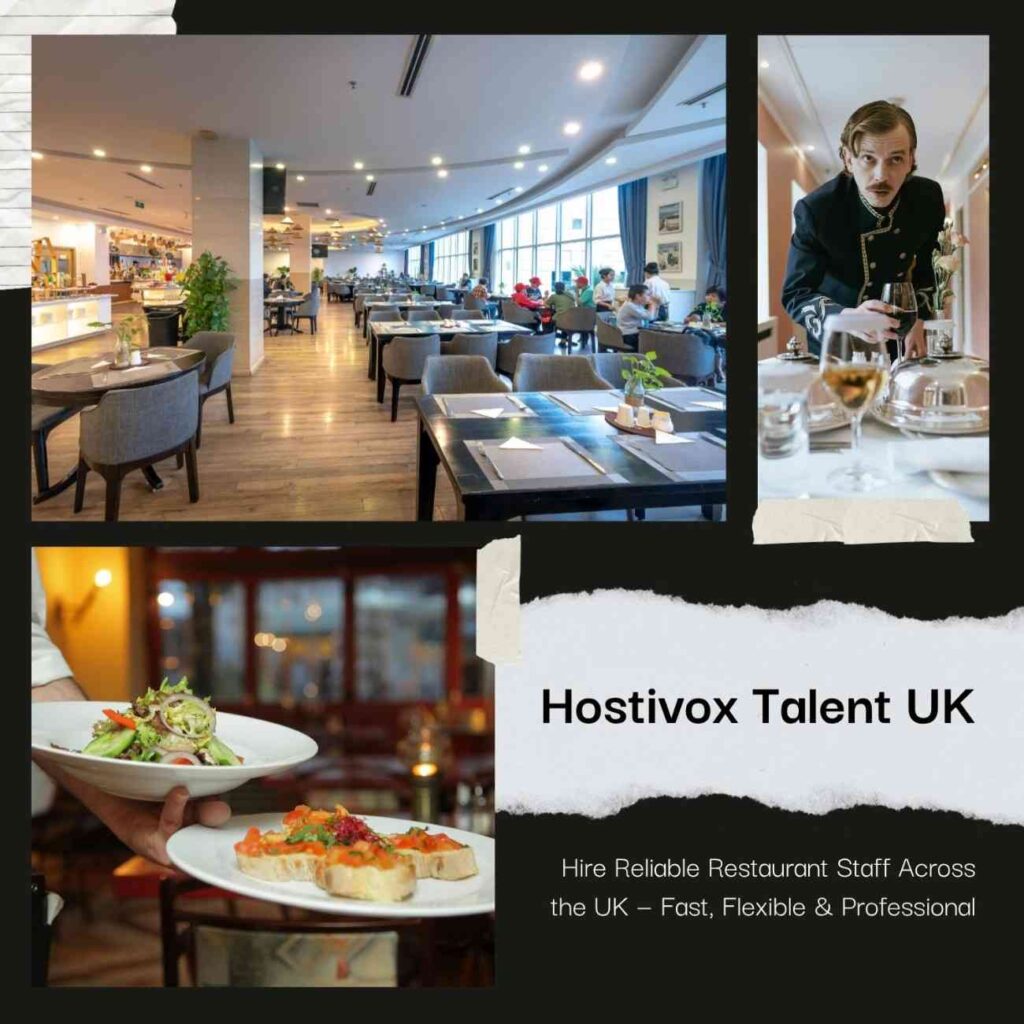 UK restaurant staffing services providing professional chefs, waiters, and restaurant workforce solutions