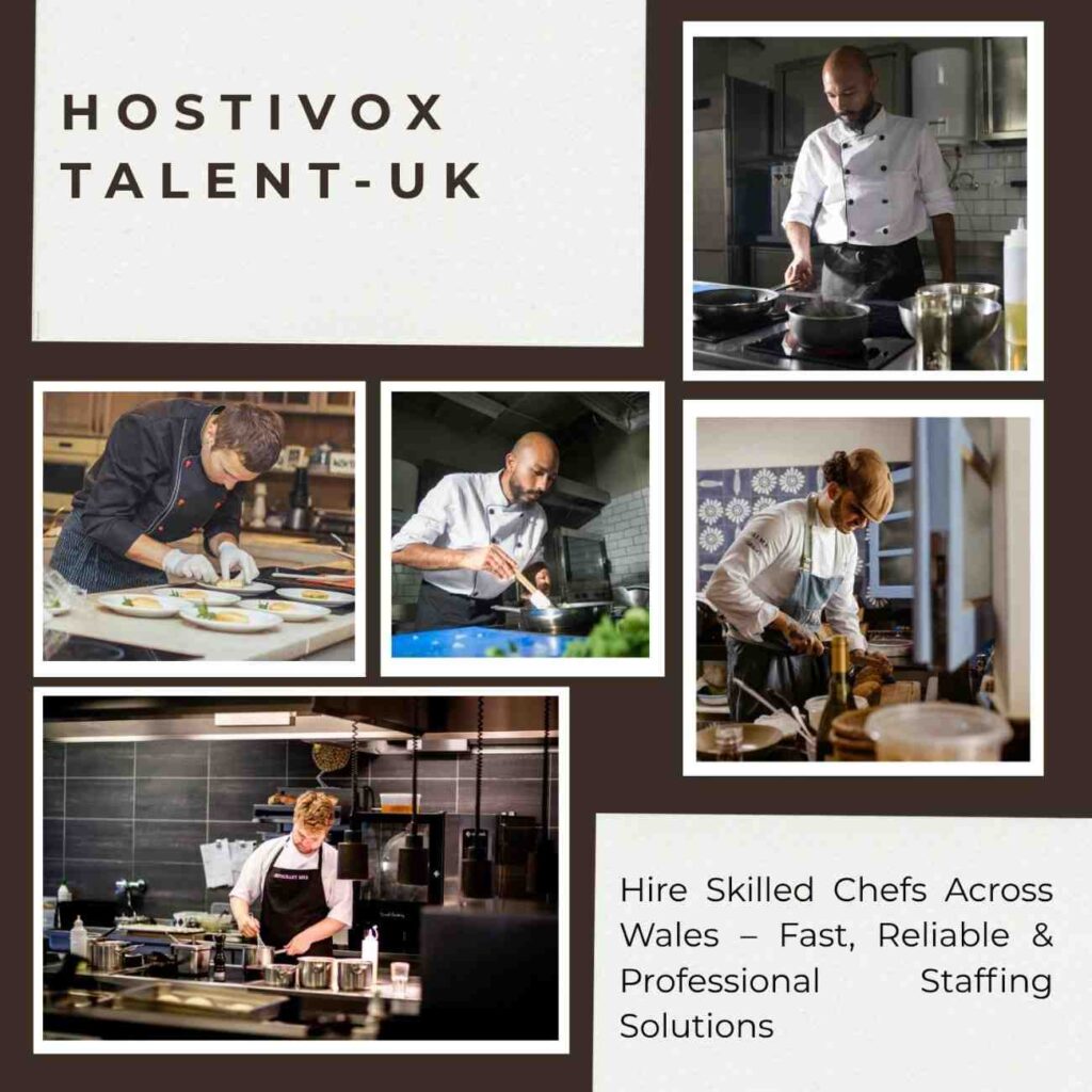 Professional chef recruitment agency Wales providing skilled and experienced chefs for hospitality staffing services