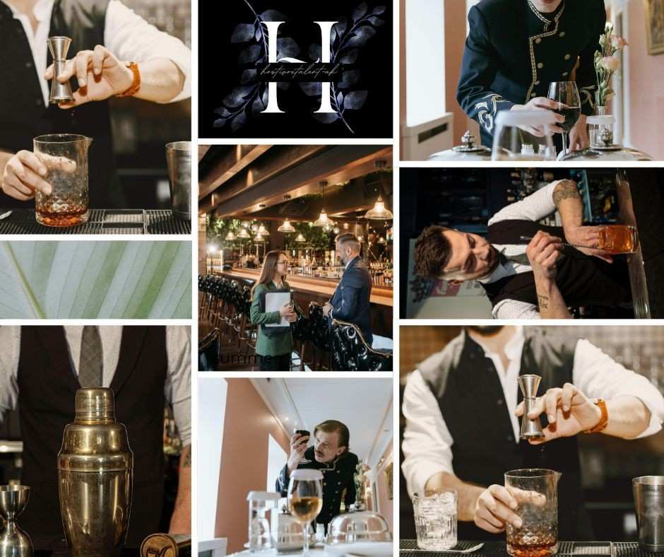 Bartender Job London England – professional bartender preparing cocktails in a busy London bar environment