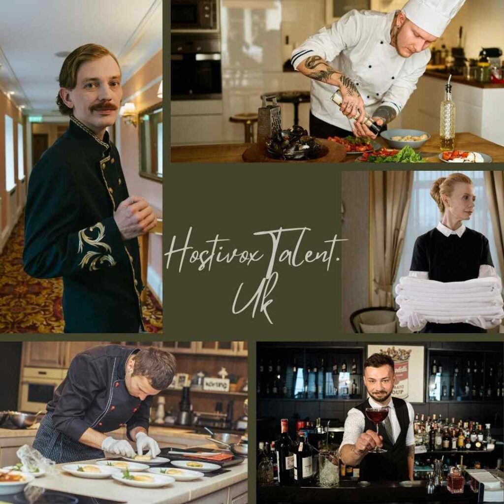 Professional waiter serving guests in a London restaurant with high hospitality standards – Waitress Jobs London UK