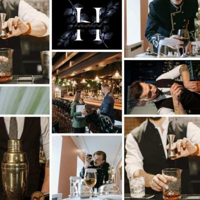 Bartender Job London England – professional bartender preparing cocktails in a busy London bar environment